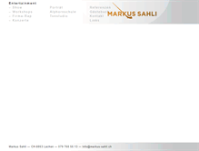 Tablet Screenshot of markus-salin.ch